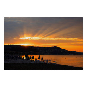 Póster Luz Do Sol Em Promenade des Anglais