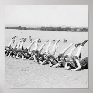 Póster Luz do sol Menina, 1923