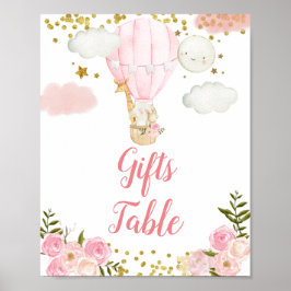 Poster Luz Dourada da selva de ar quente rosa