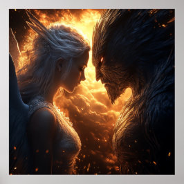 Poster Luz e Escuro - Fantasia Dramática