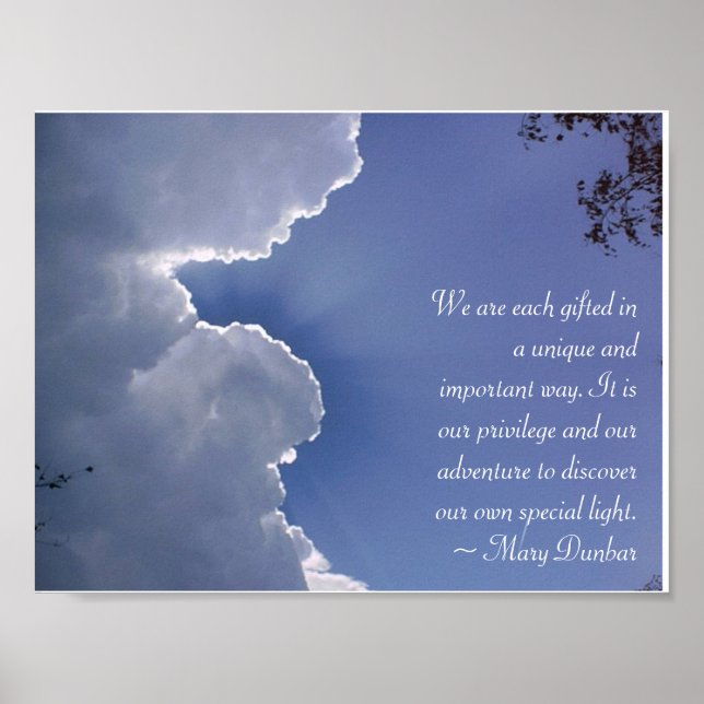 Poster Luz especial própria (Frente)