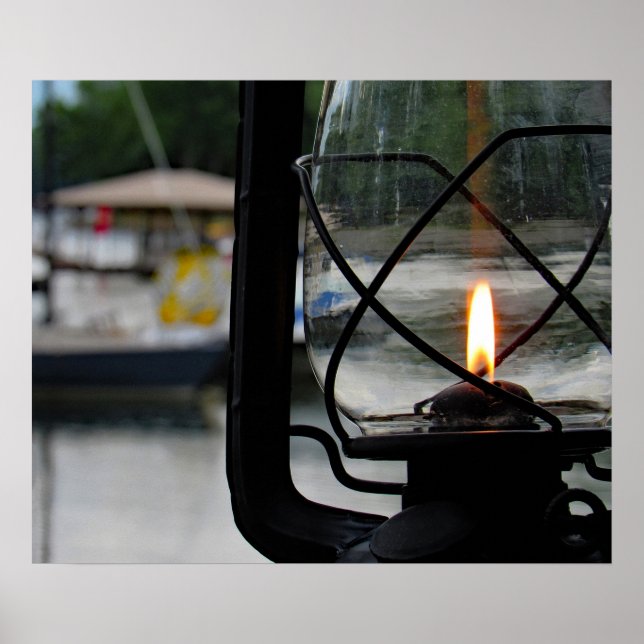 Poster Luz iluminada pelo lago (Frente)
