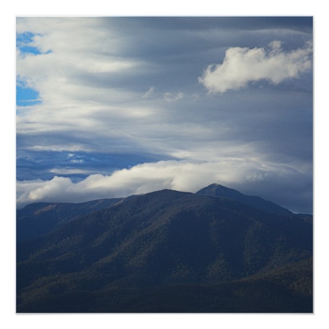 Póster Luz Maciça Sobre Bogong (Frente)