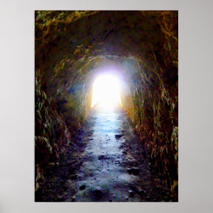 Poster Luz na extremidade do túnel