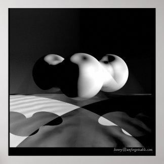 Póster Luz negativa