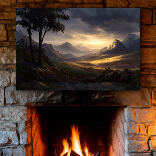 Póster Luz no Horizonte