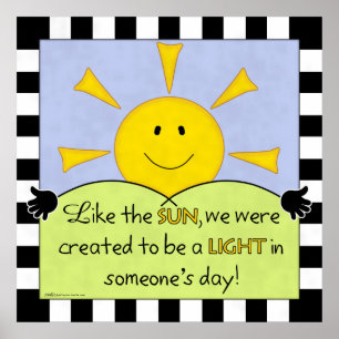 Póster Luz no Sol-Dia de Alguém