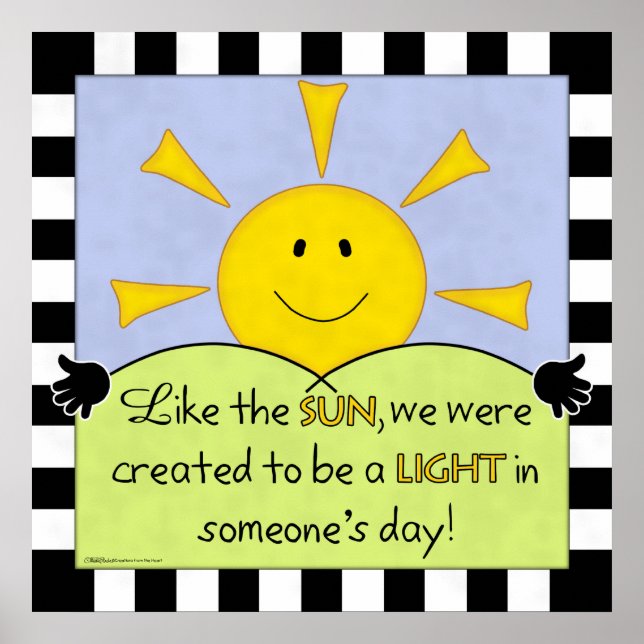 Póster Luz no Sol-Dia de Alguém (Frente)