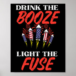 Poster Luz Os Fusíveis Fogos De Fogo Engraçados Quarto De