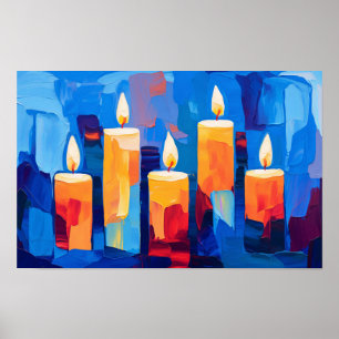 Poster Luz para a Paz e Justiça