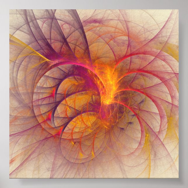 Póster Luz "Peacock" (Frente)