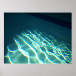 Poster luz refracted água