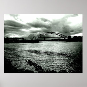 Póster Luz sobre o porto