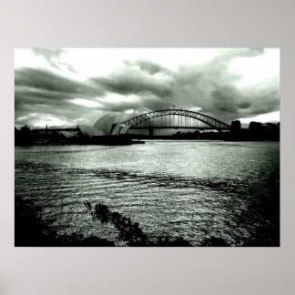 Póster Luz sobre o porto