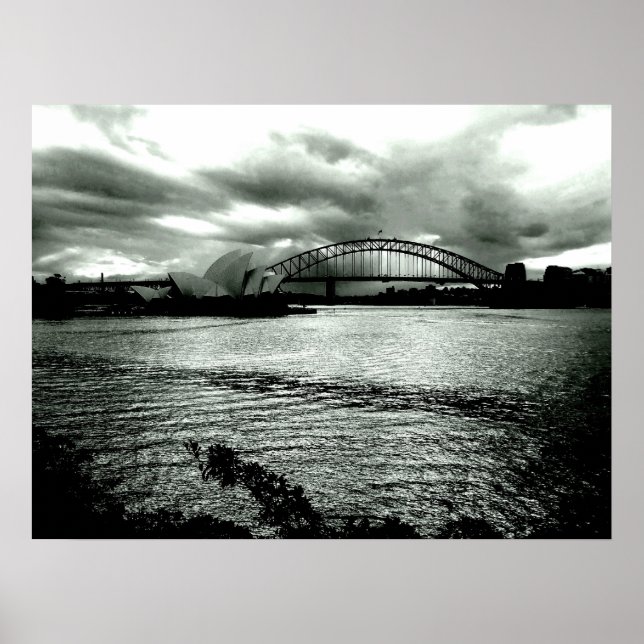 Póster Luz sobre o porto (Frente)