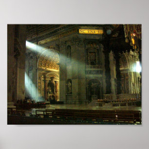 Póster Luz solar no vaticano