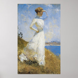 Poster Luz solar, por Frank Weston Benson