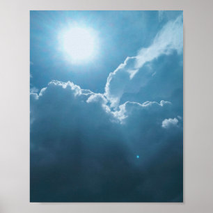 Poster Luz Solar poster-Dramática Através De Nuvens