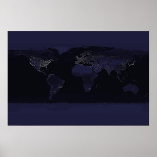 Poster Luzes da cidade da terra