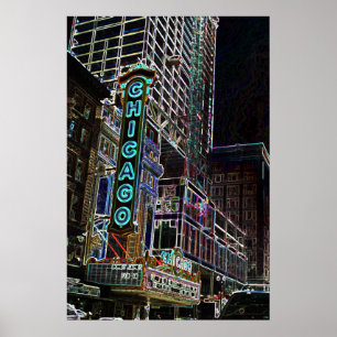 Póster Luzes de Chicago