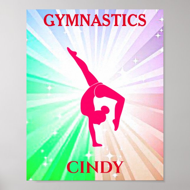 Poster Luzes de ginástica (Frente)