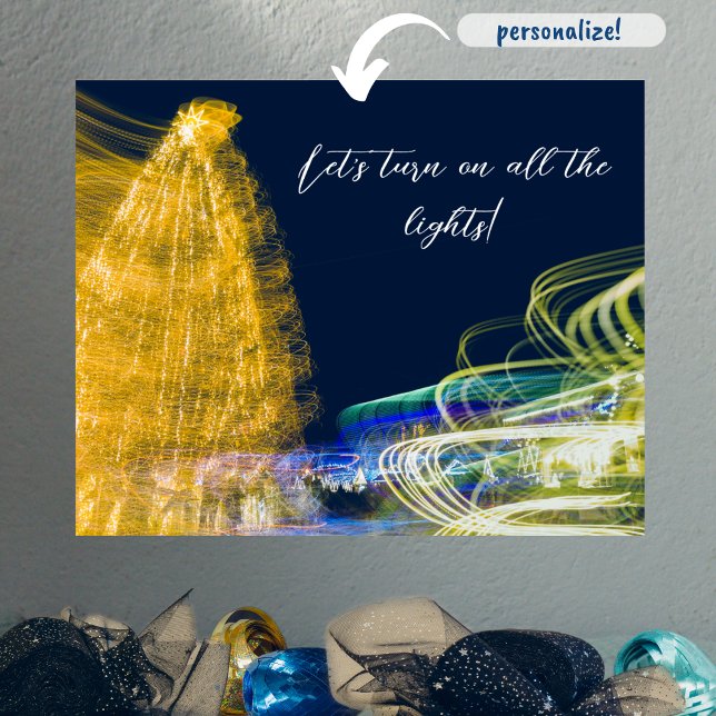 Poster Luzes de Natal (Criador carregado)