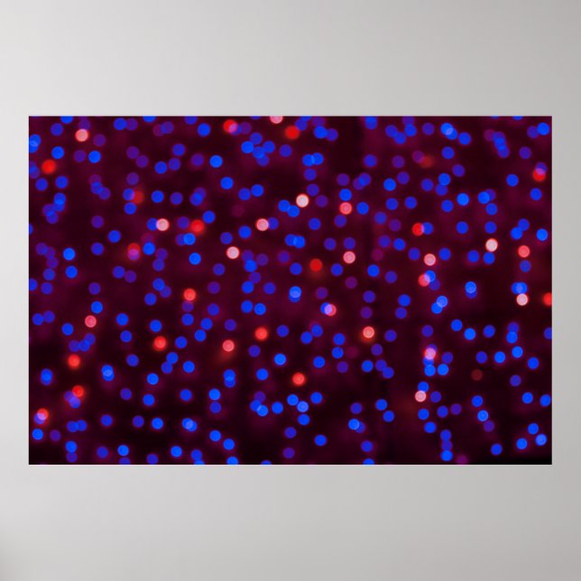 Poster Luzes de natal brilhantes. Folheto (Frente)