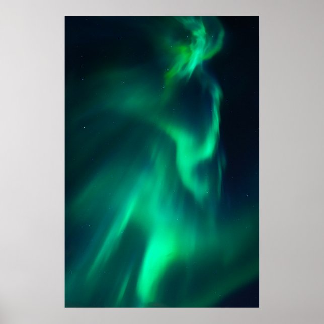 Poster Luzes de norte verdes (Frente)