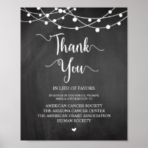 Luzes de String, Donação de Casamento, Contribuiçã