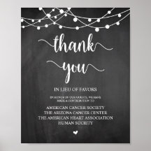 Luzes de String, Donação de Casamento, Contribuiçã
