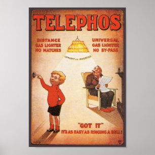 Póster Luzes de telefone