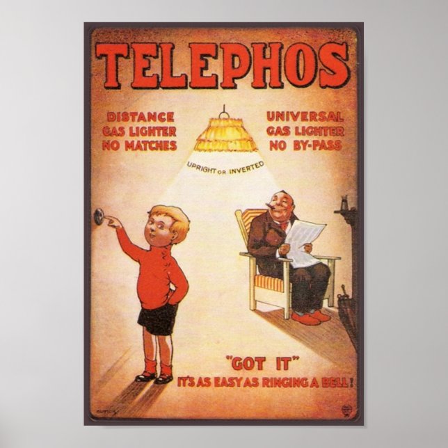 Póster Luzes de Telephos (Frente)