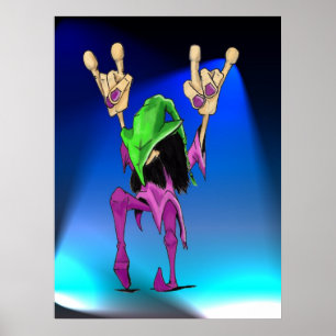 Poster Luzes do azul do encore