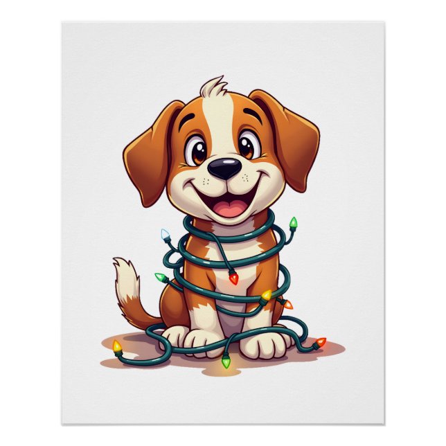 Póster Luzes do Beagle Alegre (Frente)