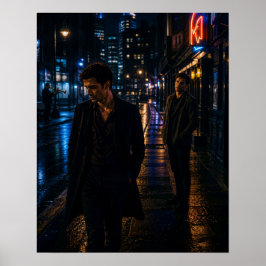 Poster Luzes do Centro da Cidade | Projeto de Arte Gay