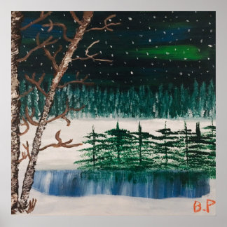 Poster Luzes do norte