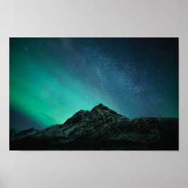 Poster Luzes do norte ao norte da Noruega