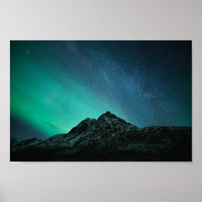 Poster Luzes do norte ao norte da Noruega (Frente)