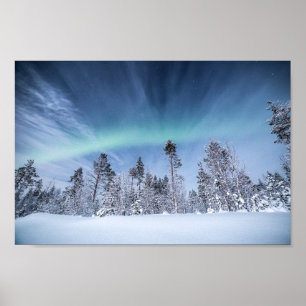 Poster Luzes do norte ao norte da Noruega