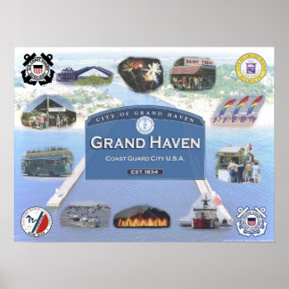 Poster Luzes do Verão - Grand Haven, Michigan