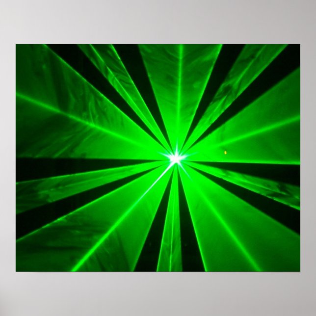 Poster Luzes laser - (Frente)