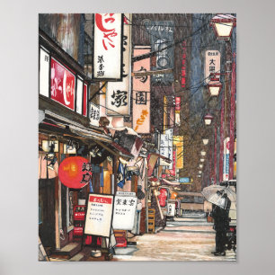 Poster Luzes na neve