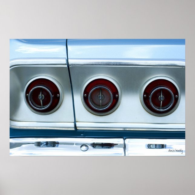 Póster luzes traseiras (Frente)