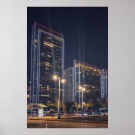 Poster Luzes Vibrantes da Cidade de São Francisco