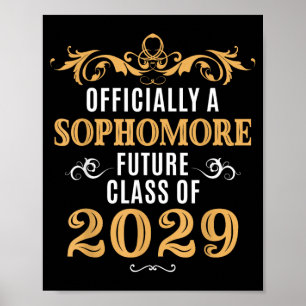 Poster Ly A Estudante do Segundo Ano Futuro Cl 2029 Vinta