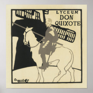Póster Lyceum Don Quixote, Os Beggarstaffs