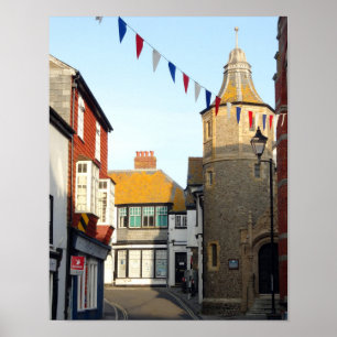 Poster LymeRegis, Dorset, Inglaterra