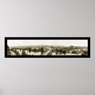 Póster Lynchburg, foto 1919 do viaduto do VA