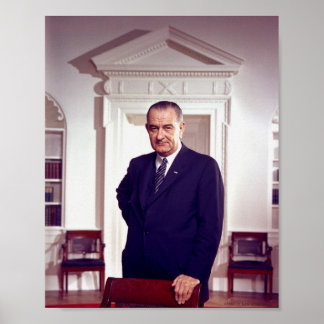 Póster Lyndon B Johnson