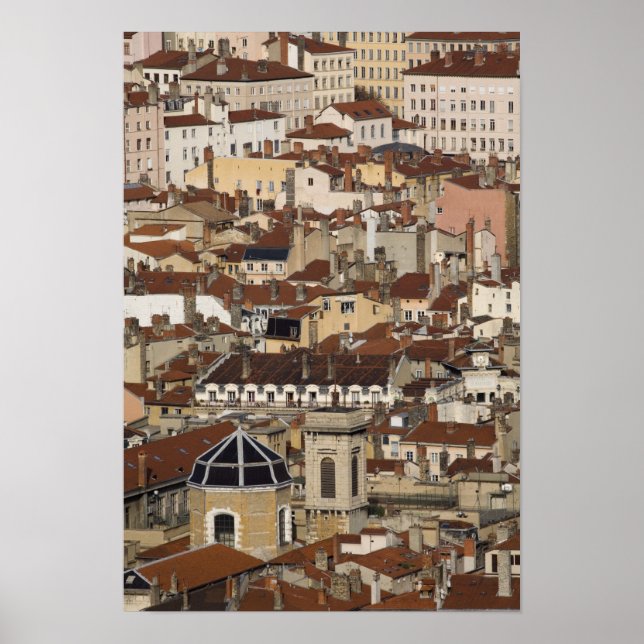 Póster Lyon, França (Frente)